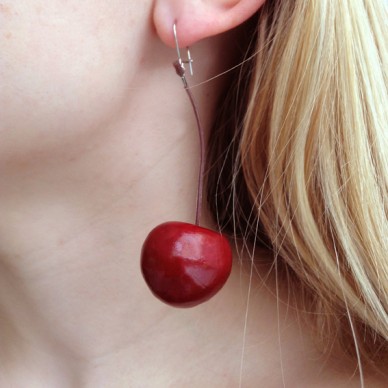 earring cherry