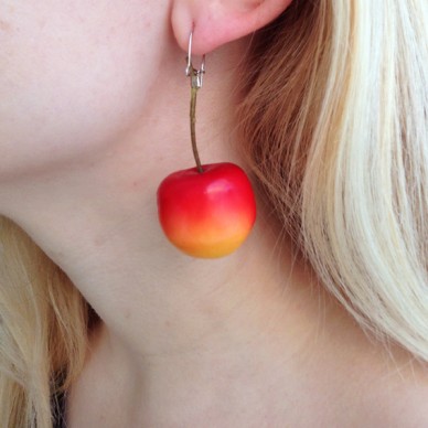 earring cherry light