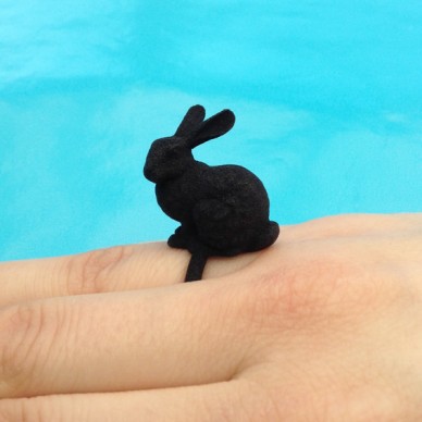 ring rabbit black