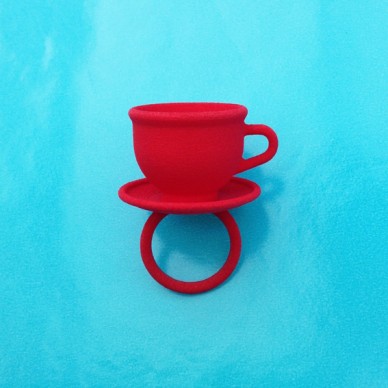 ring cup red