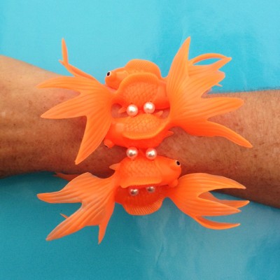 bracelet fish orange large arm 72