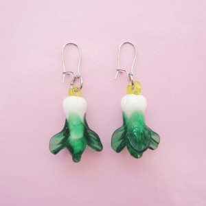 104 earring glass cabbage 72