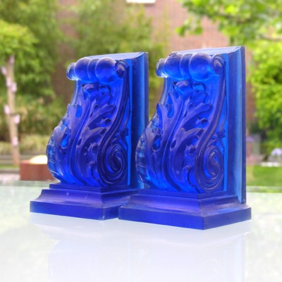 6 boekensteunen klassiek blauw 72 kopie