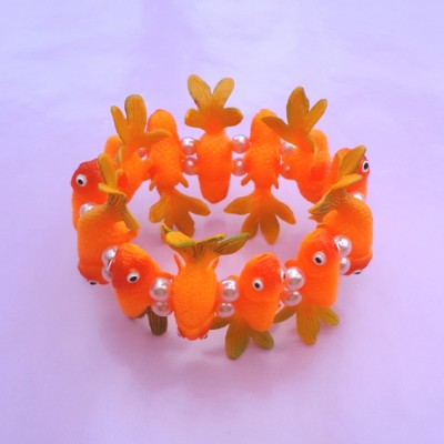 bracelet fish orangegreen 72