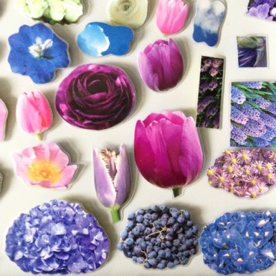 brooch flower purple group 72