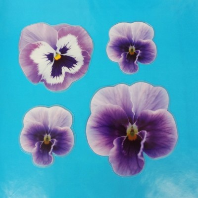 brooch violets 4x 72