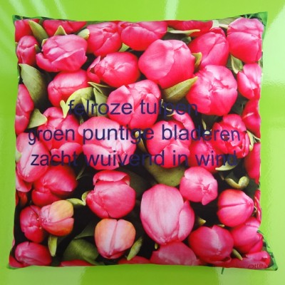 cushion tulips pink 72 kopie