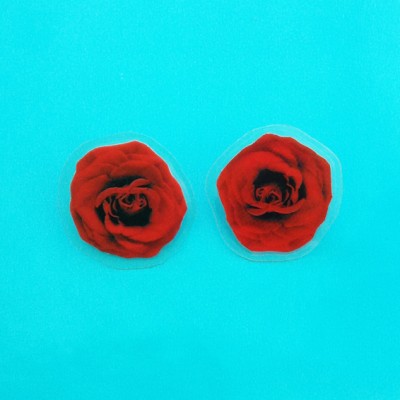 earring lam rose red 72