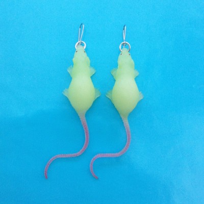 earring rat green 72