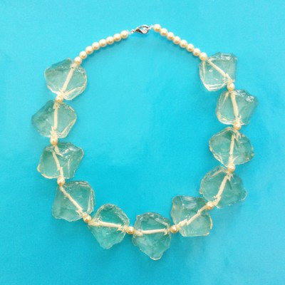 necklace chunk transparent 72