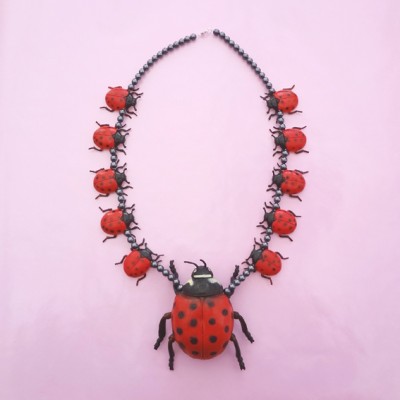 necklace ladybird XL 72 - kopie