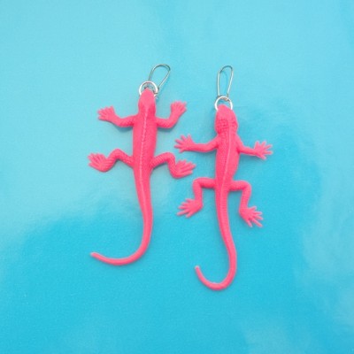 necklace lizard pink 72