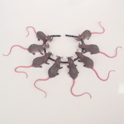 necklace rat grey large 72