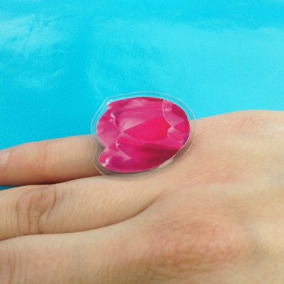 ring lam tulip pink finger 72