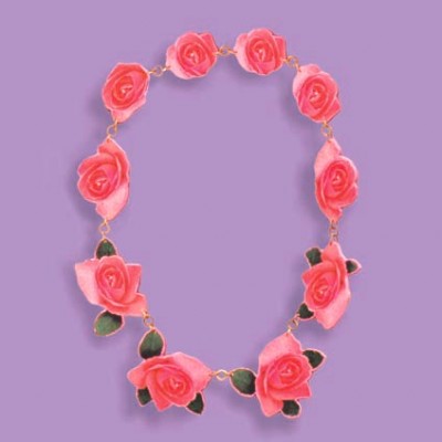roze rozen hout