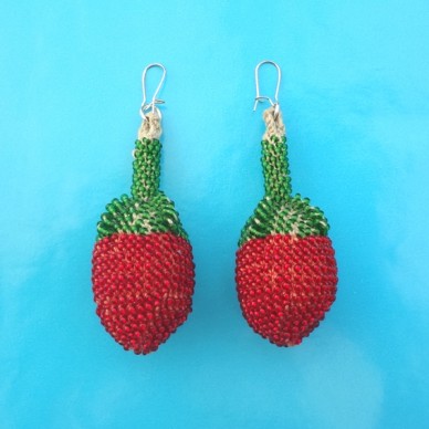 earring fruit beads 72