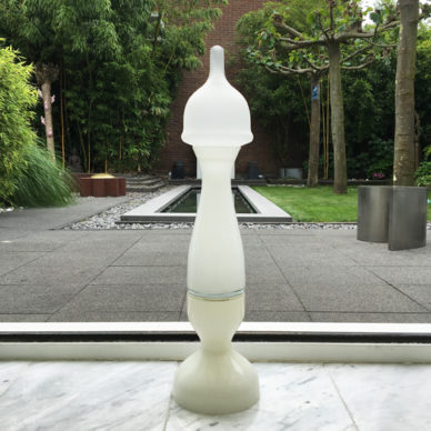 glass pagoda white S 72
