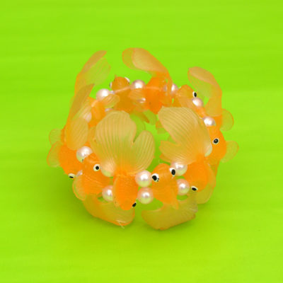 bracelet fish orange 72