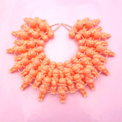 necklace doll showpiece 72