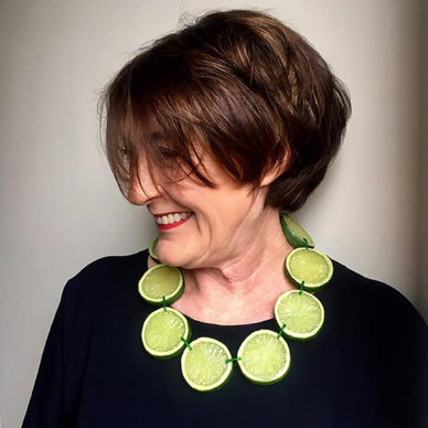 necklace lemon pieces 72