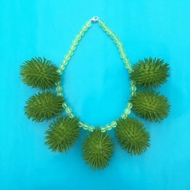 necklace fruit green 7x 72