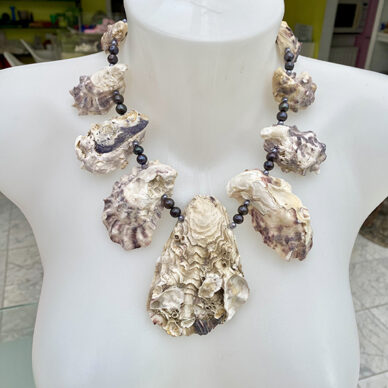 necklace oyster grey dark 3 72