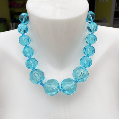 necklace shine iceblue ball 72