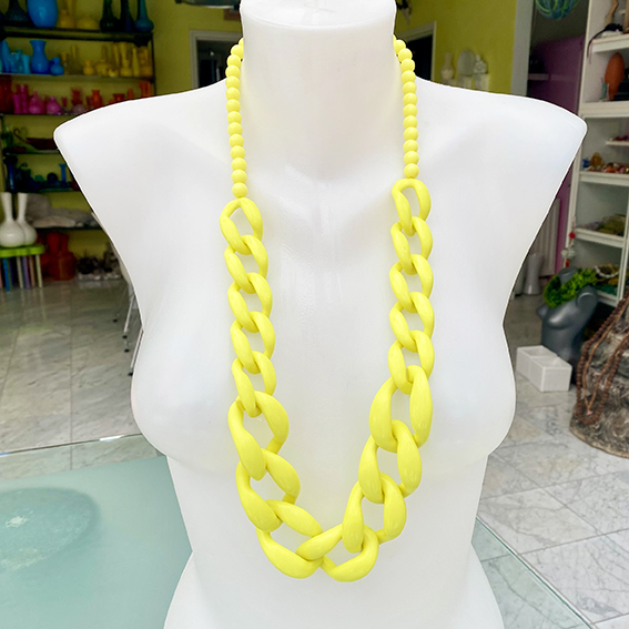 necklace chain long yellow 1 72